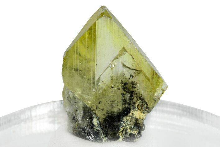 Gemmy Yellow Anglesite Crystal - Morocco #274906